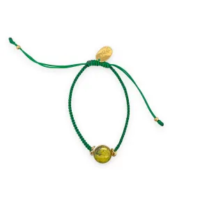 Kid's Taylor Bracelet | Gold | Green