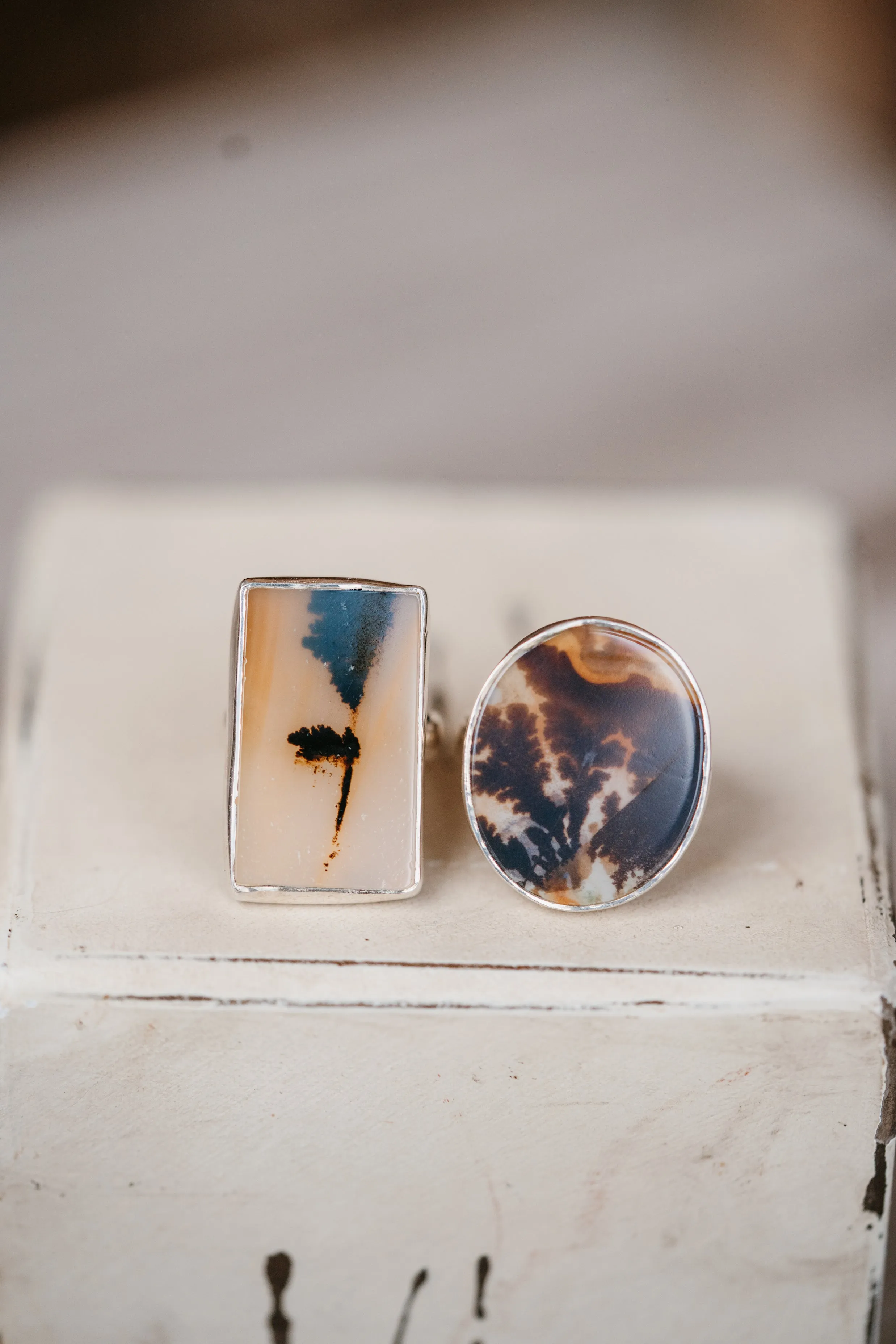 Kimber Ring | Small | Scenic Agate