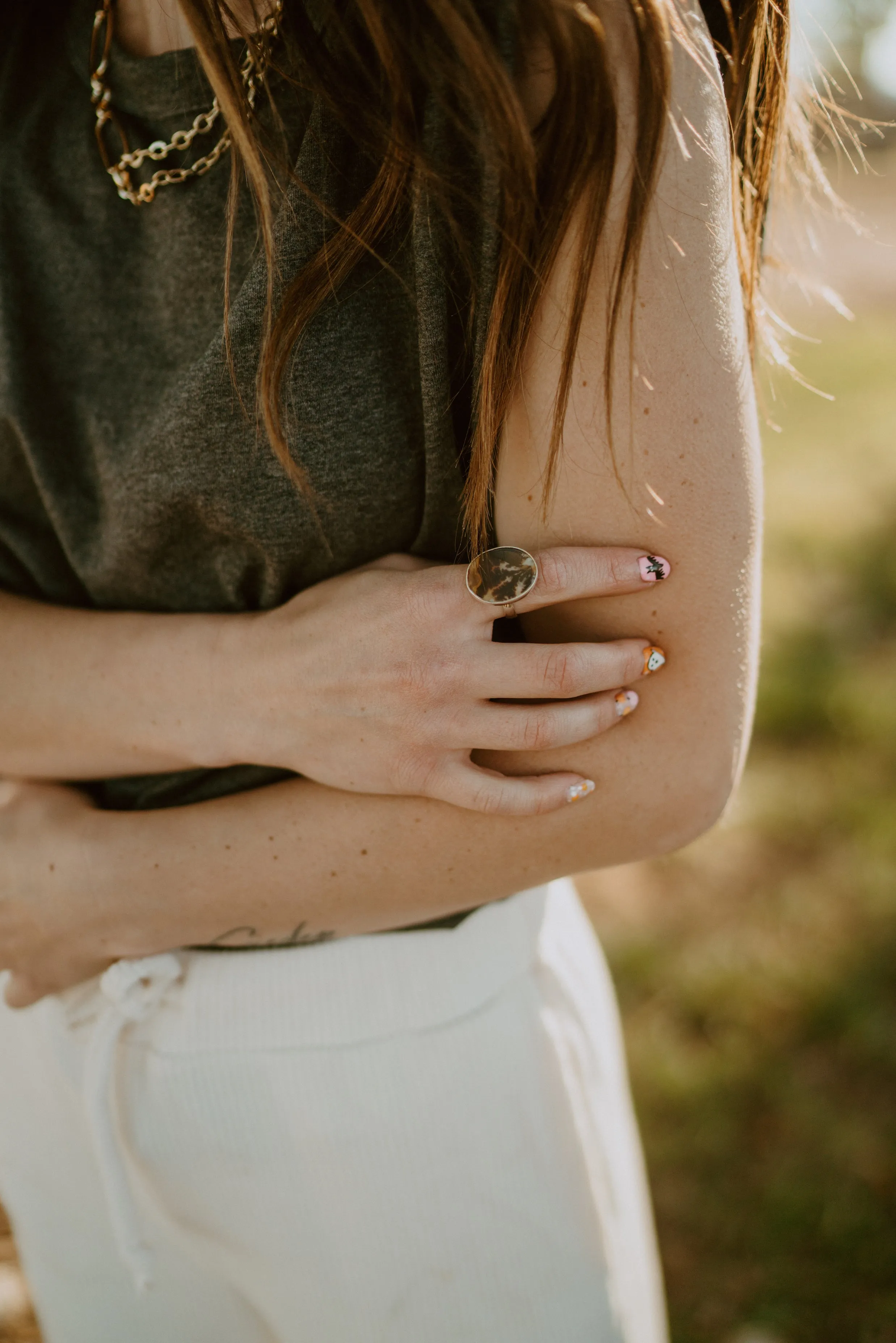 Kimber Ring | Small | Scenic Agate