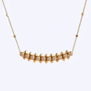 Kimberly Diamond Spiked Necklace