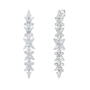 Kite Devi Diamond Linear Drop Earrings