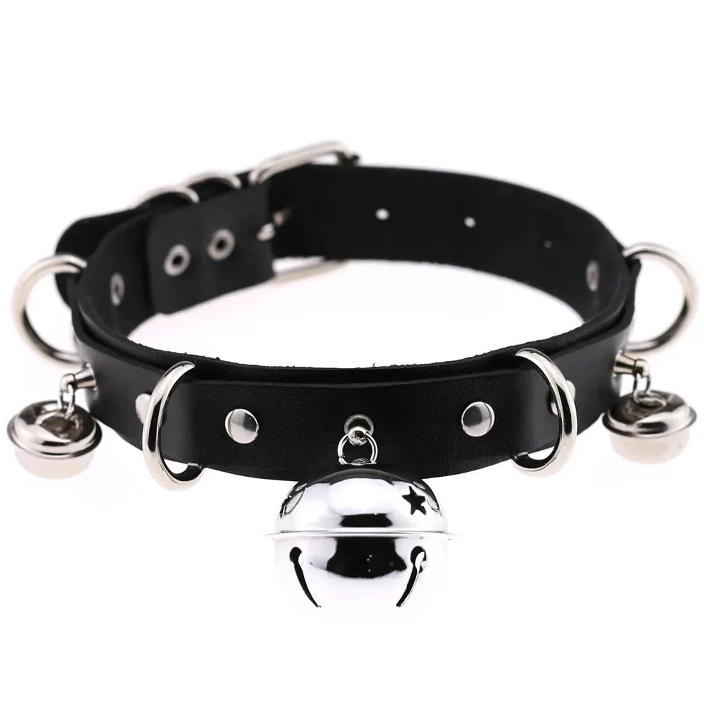 KMVEXO Leather Spiked Choker Collar Women Men Rivets Studded Chocker Chunky Necklace Goth Jewelry Metal Gothic Emo Accessories