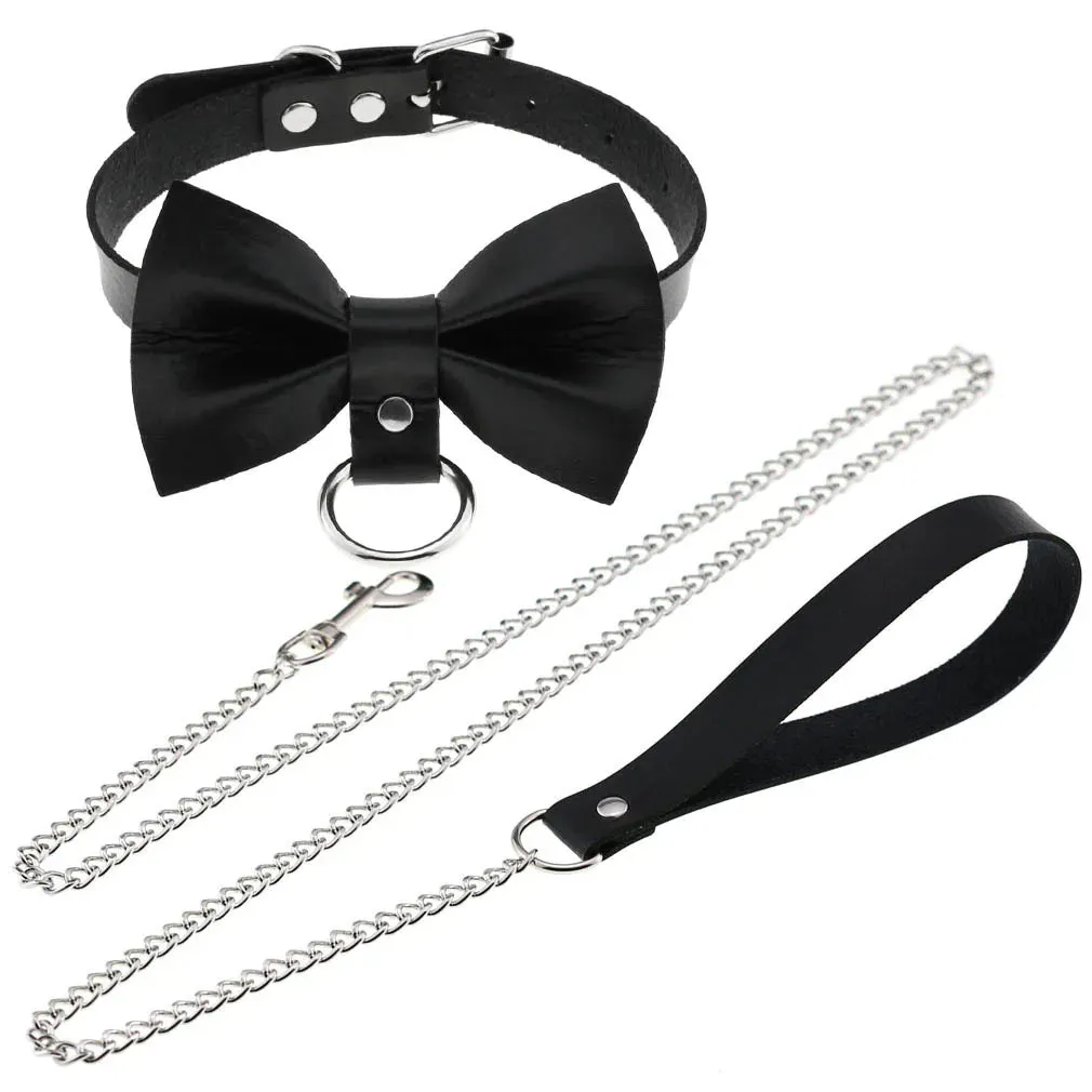 KMVEXO Leather Spiked Choker Collar Women Men Rivets Studded Chocker Chunky Necklace Goth Jewelry Metal Gothic Emo Accessories