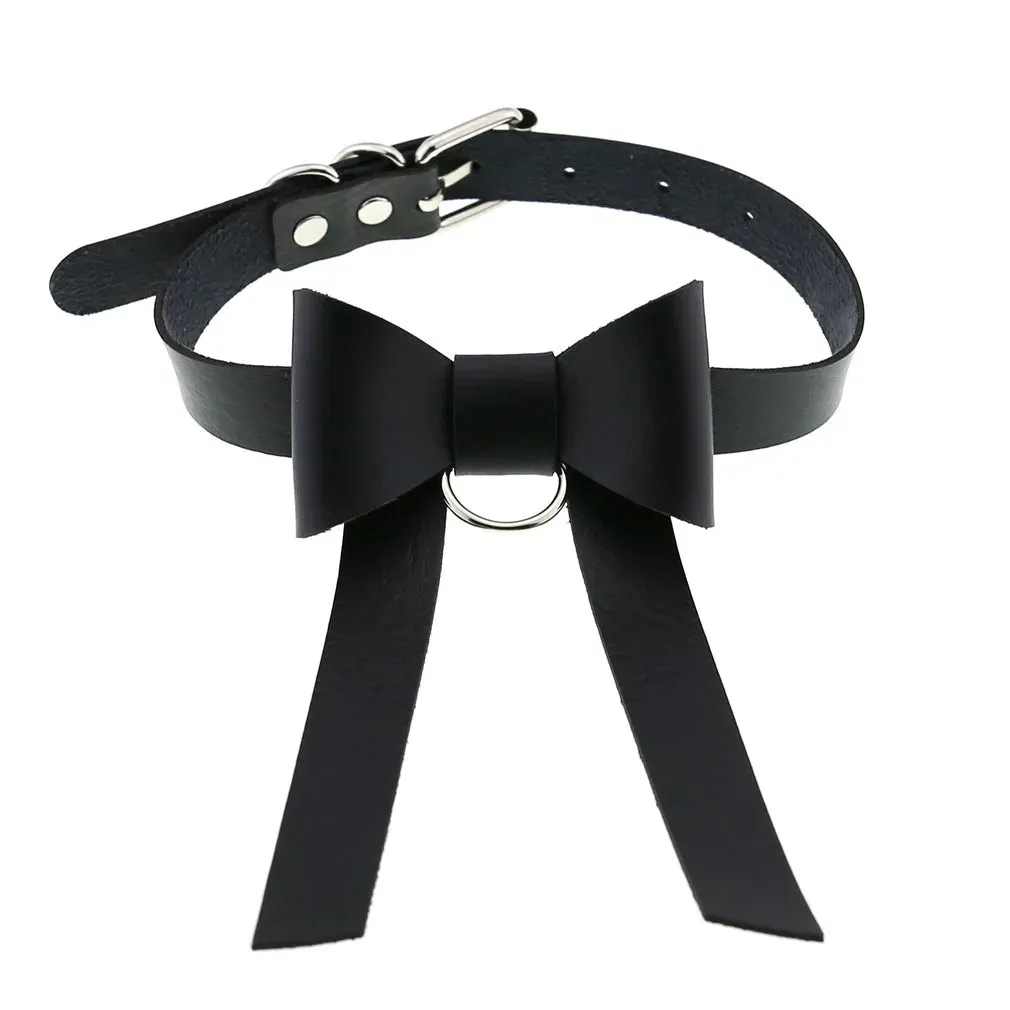 KMVEXO Leather Spiked Choker Collar Women Men Rivets Studded Chocker Chunky Necklace Goth Jewelry Metal Gothic Emo Accessories