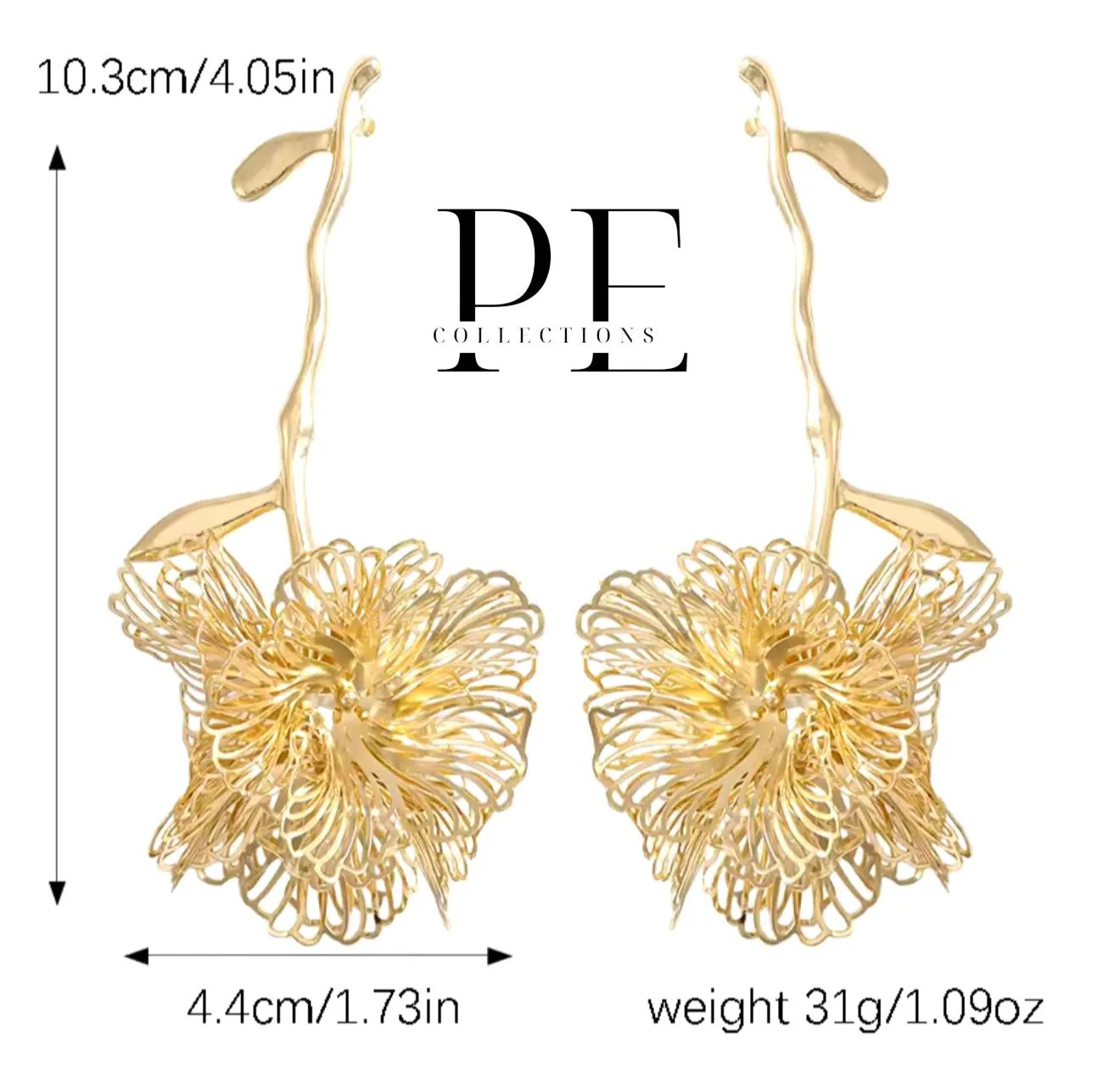 La Fleur statement earrings