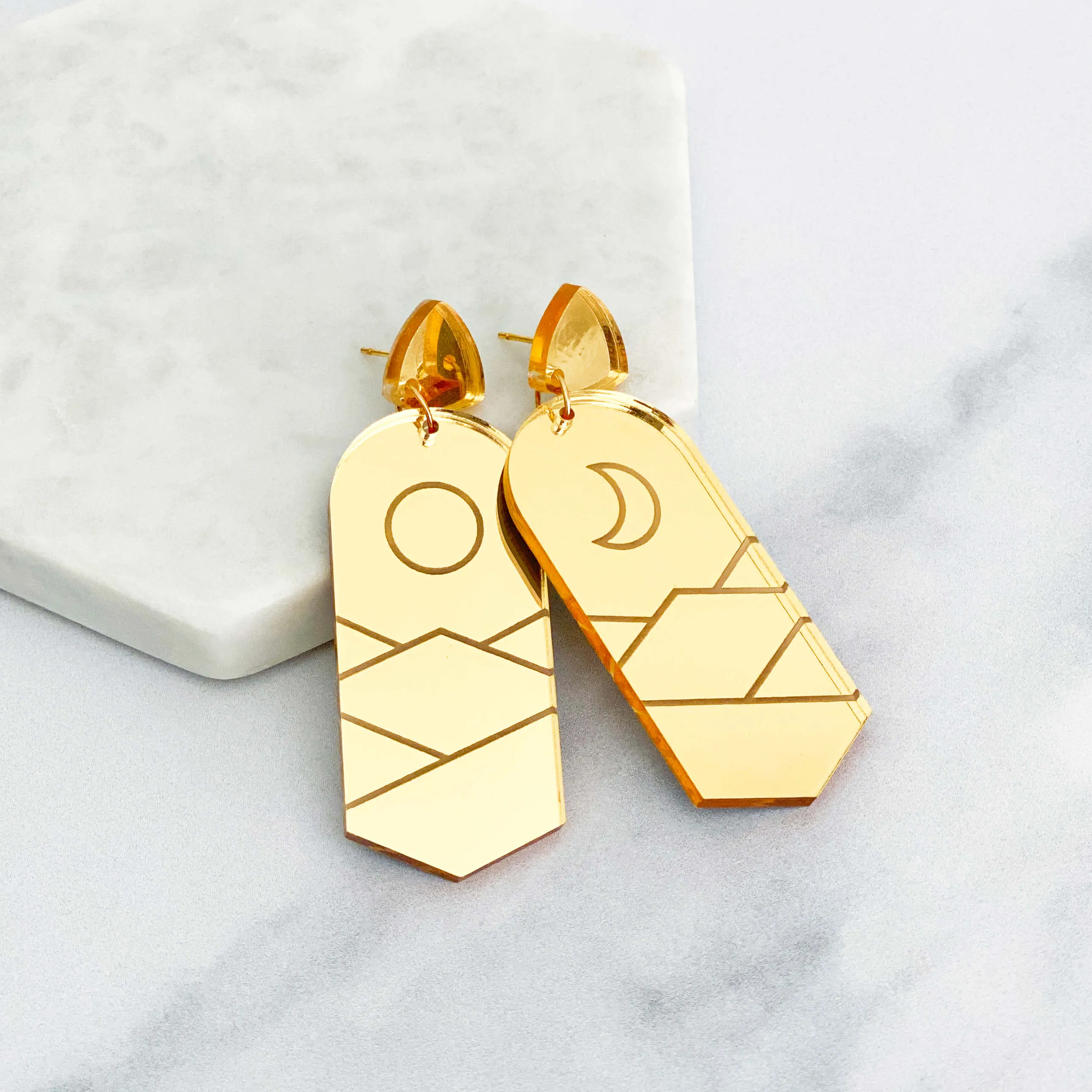Landscape Arch Dangle Earrings