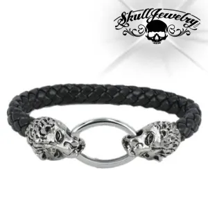 Leather "Lion King" Bracelet (#c022)