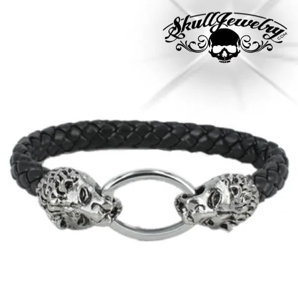 Leather "Lion King" Bracelet (#c022)
