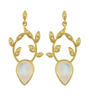 Leaves and Vine Earrings