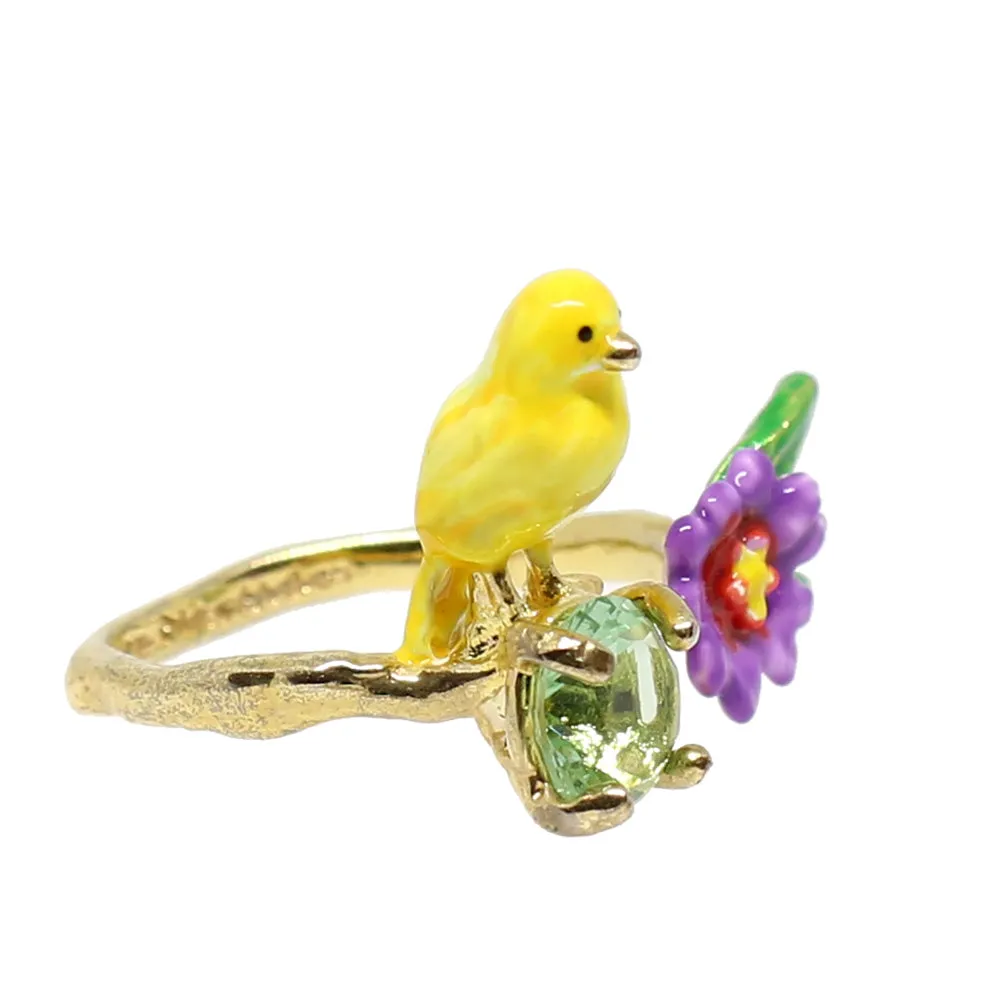 Les Nereides Adjustable Charmants Canarie Ring