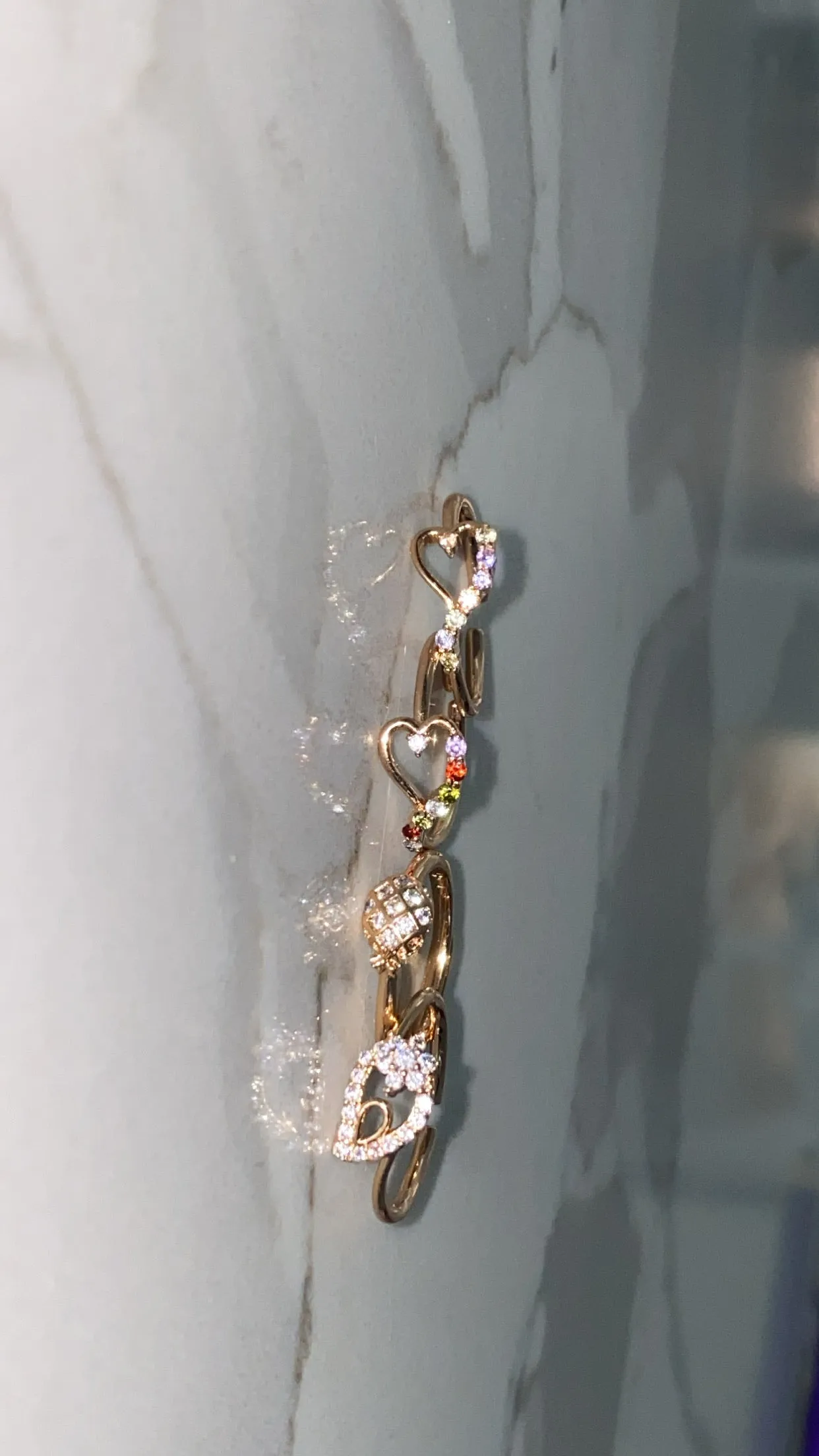 Little girl rings