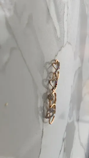 Little girl rings