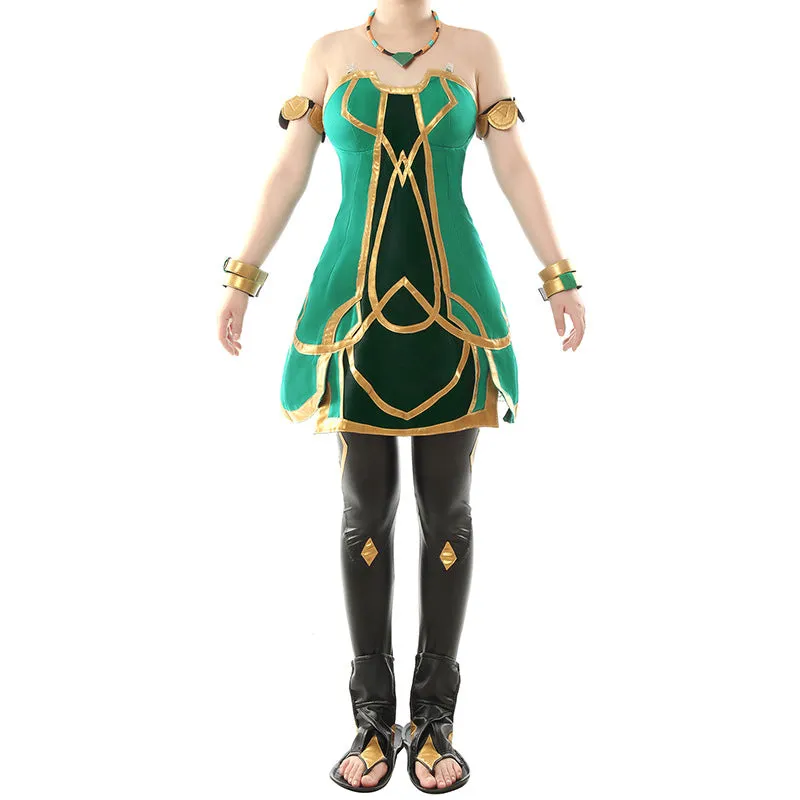 LOL Empress of The Elements Qiyana Cosplay Costume