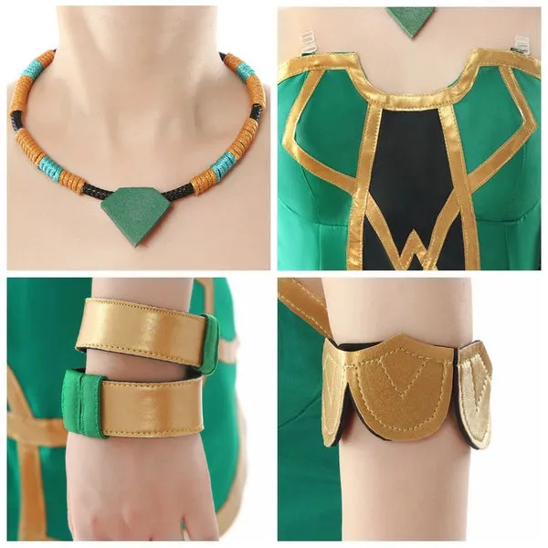 LOL Empress of The Elements Qiyana Cosplay Costume