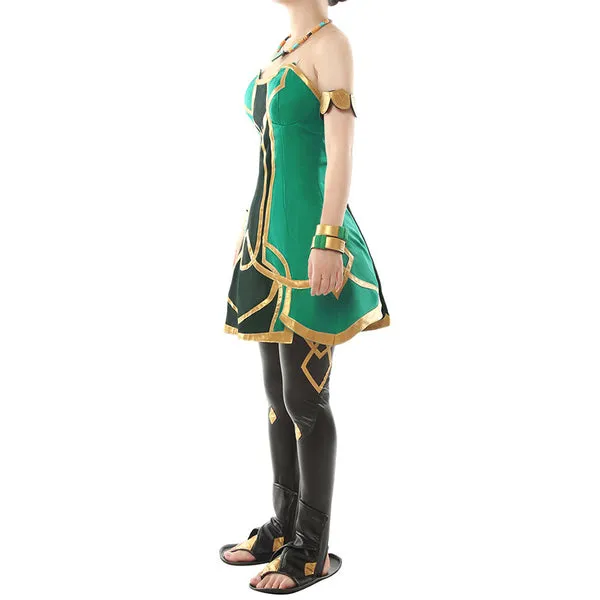 LOL Empress of The Elements Qiyana Cosplay Costume