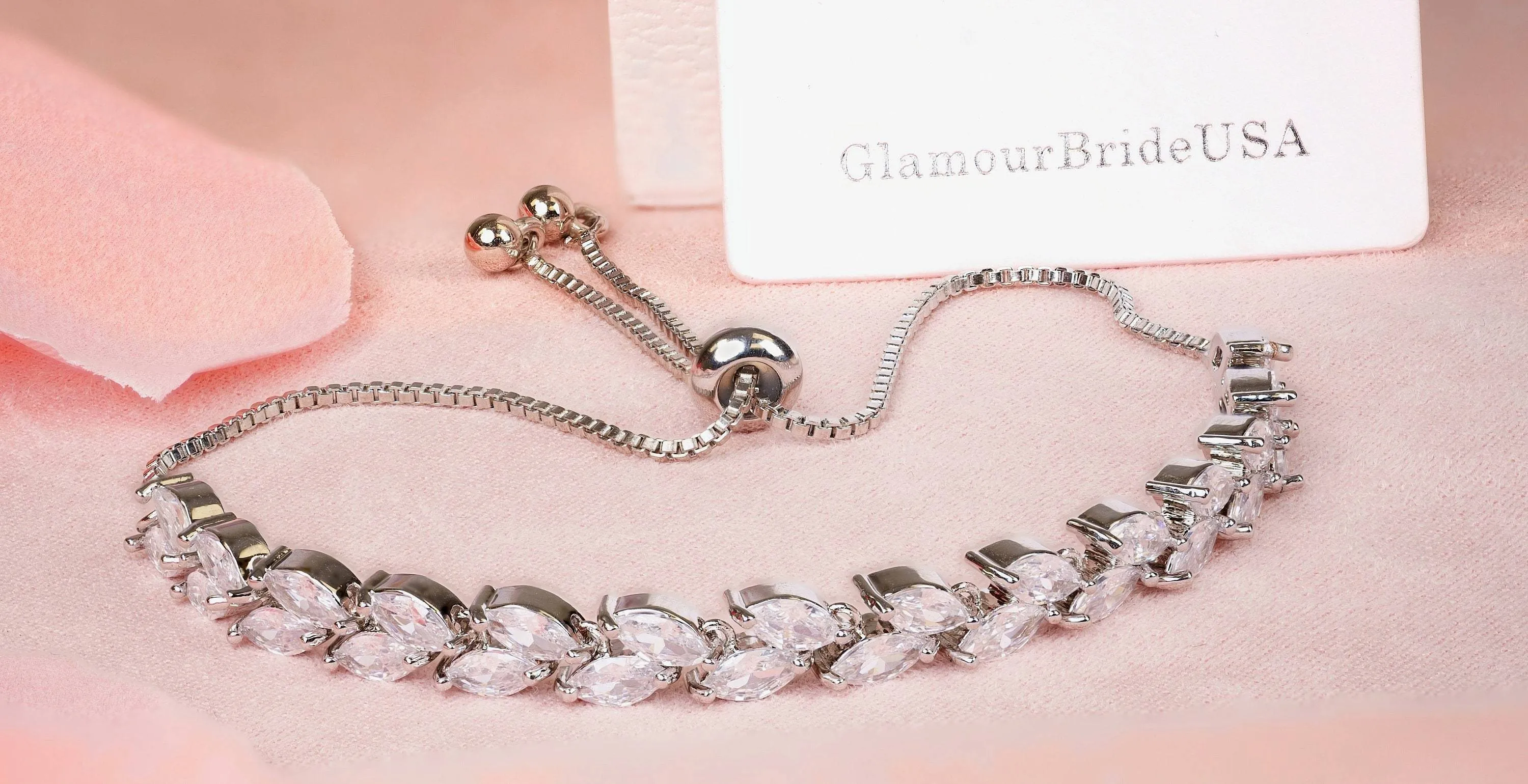Long Statement Wedding Earrings - Kristina
