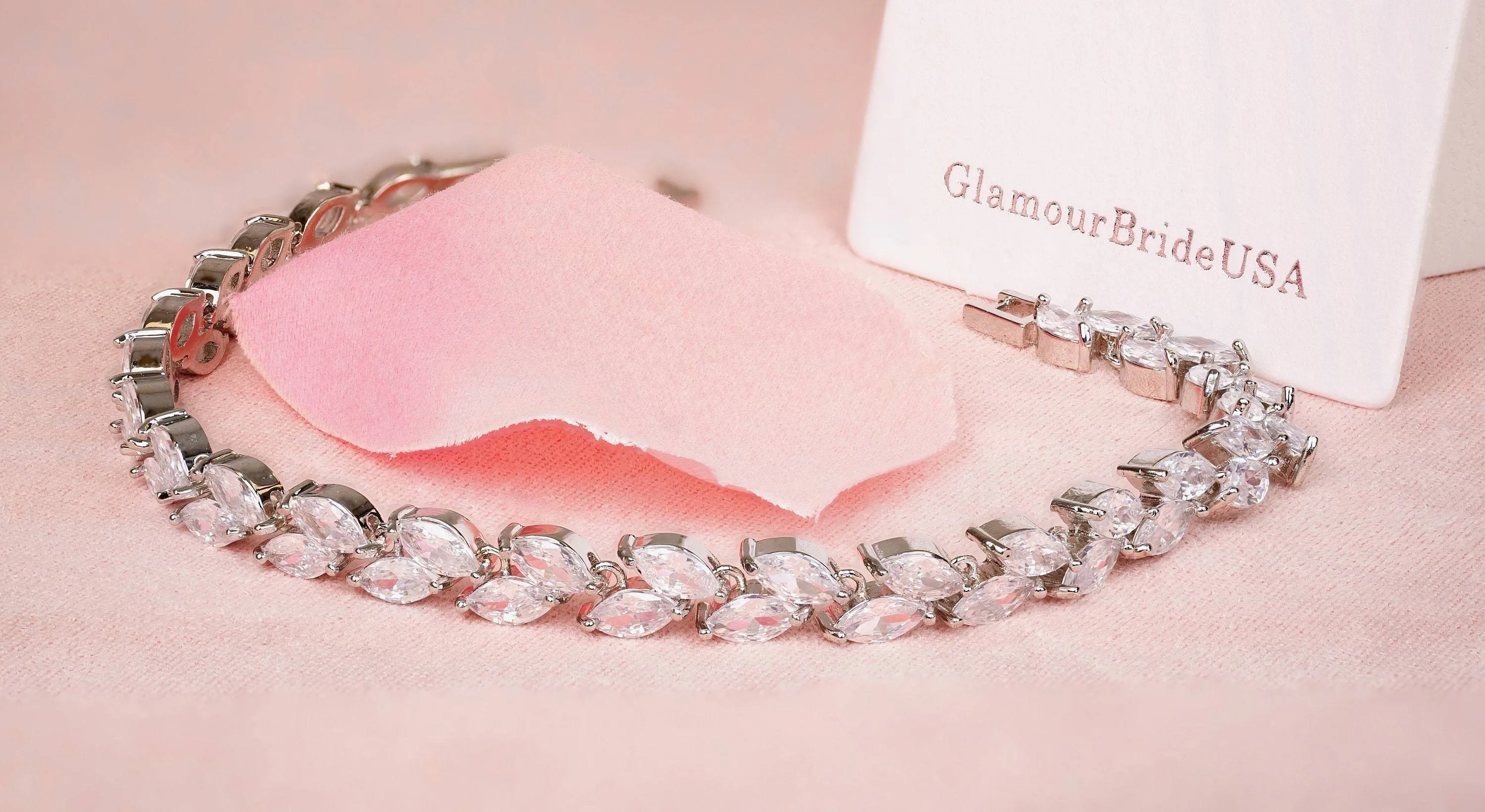 Long Statement Wedding Earrings - Kristina