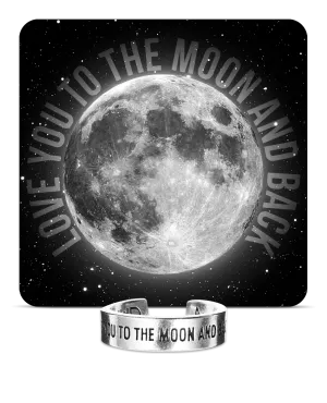 Love You to the Moon and Back Inspire Ring
