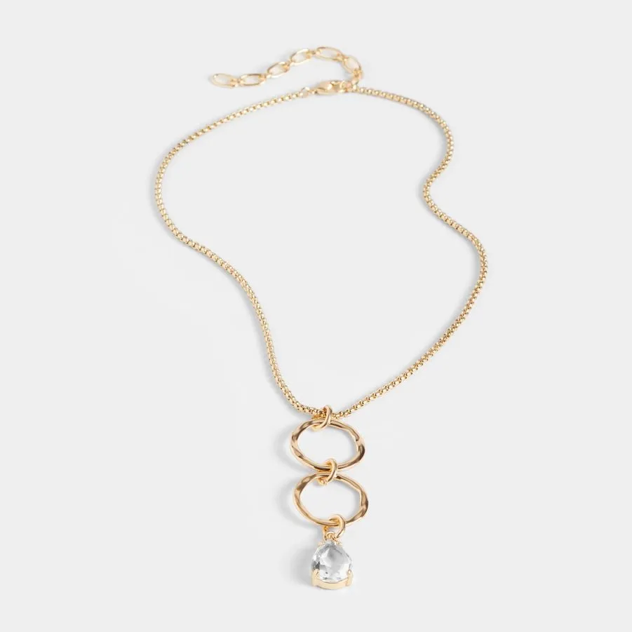 Lux Teardrop Pendant Necklace
