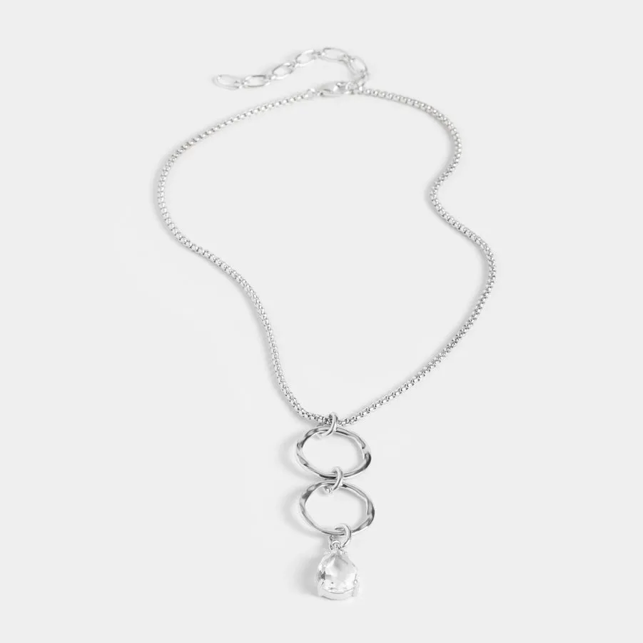 Lux Teardrop Pendant Necklace