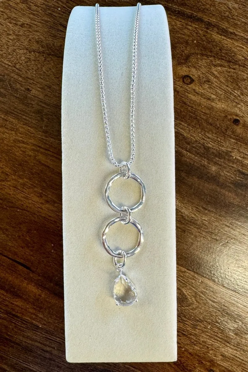 Lux Teardrop Pendant Necklace