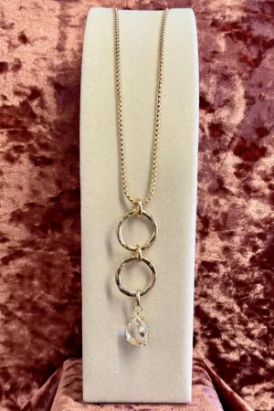 Lux Teardrop Pendant Necklace
