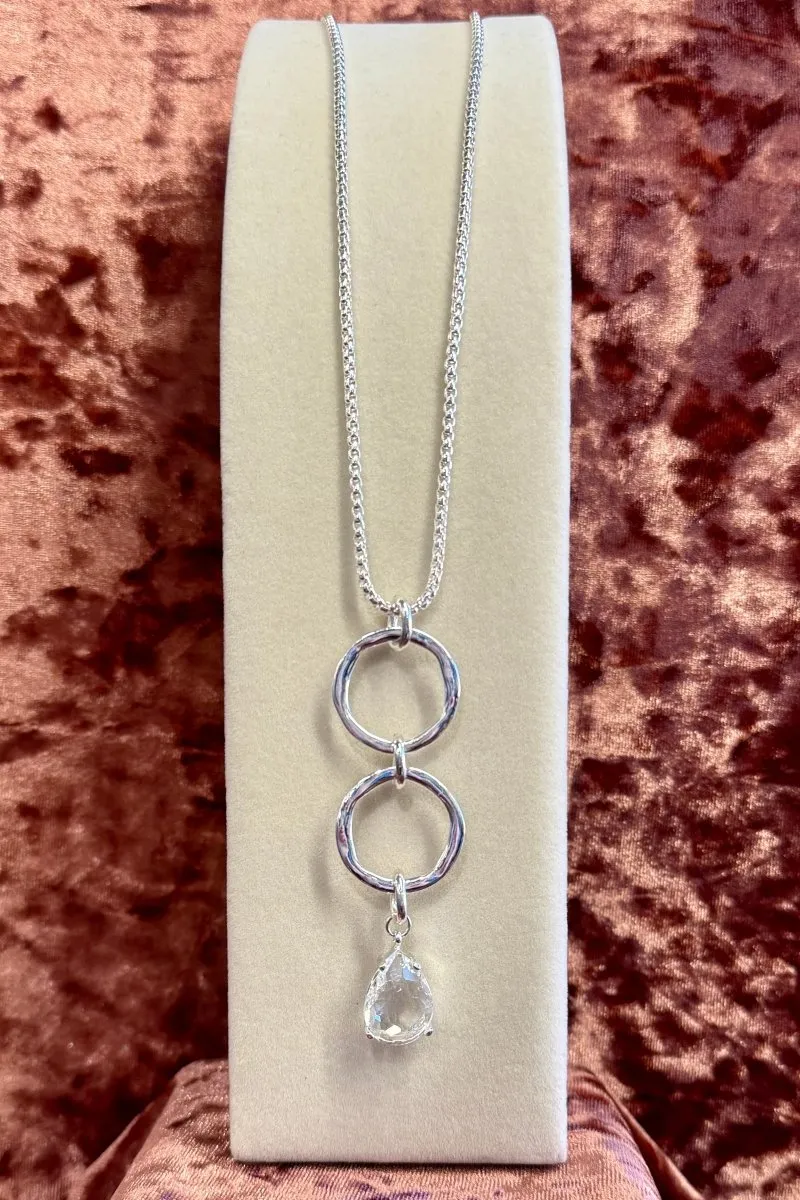 Lux Teardrop Pendant Necklace