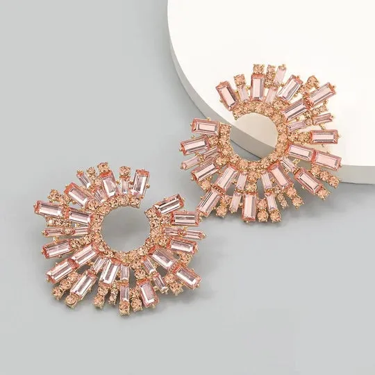 Luxury Rhinestone Statement Earrings