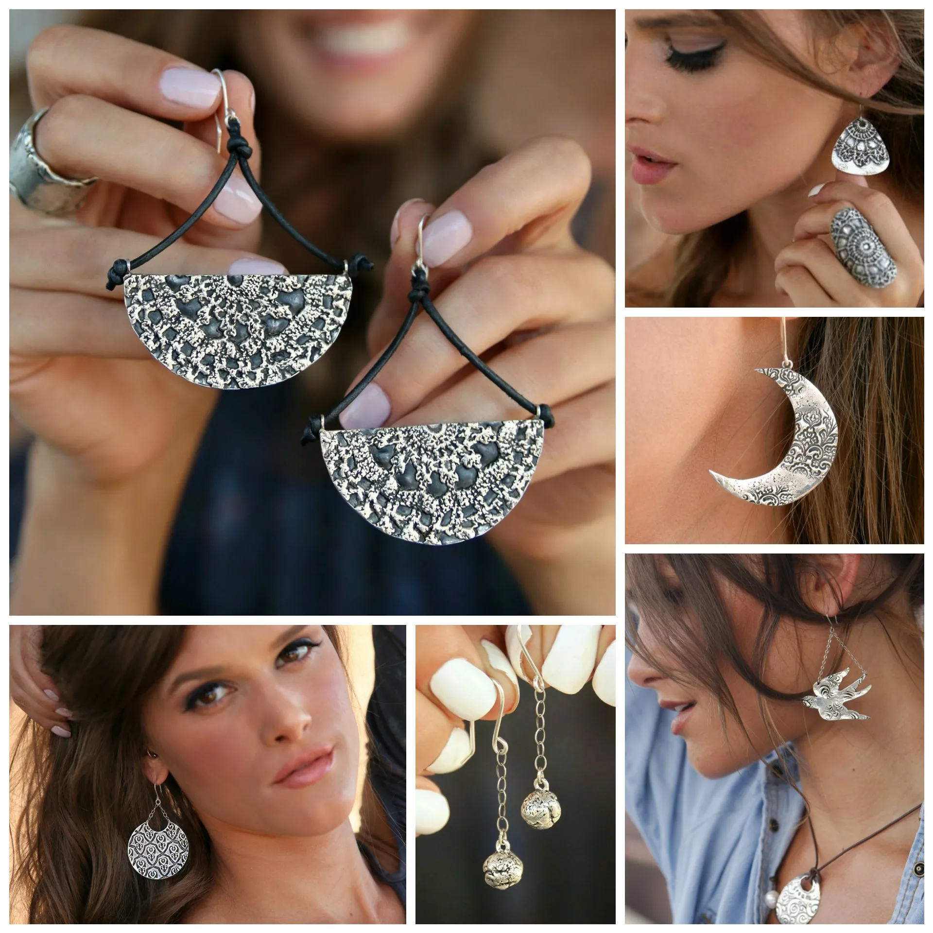 Macrame Bohemian Statement Earrings
