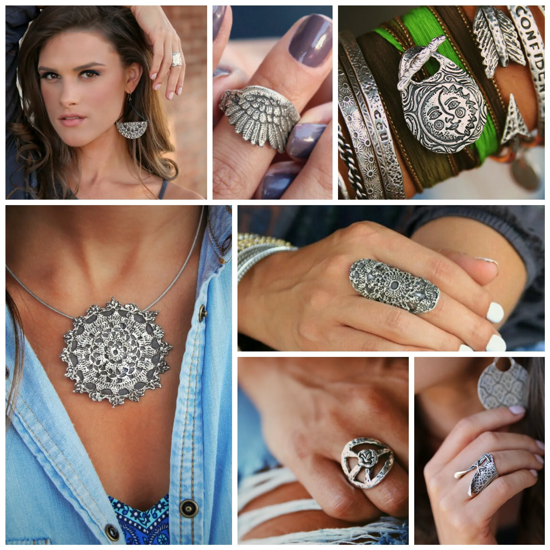 Macrame Bohemian Statement Earrings
