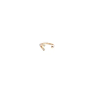 【Made-To-Order】 DROSERA Diamond pinky Cuff Ring