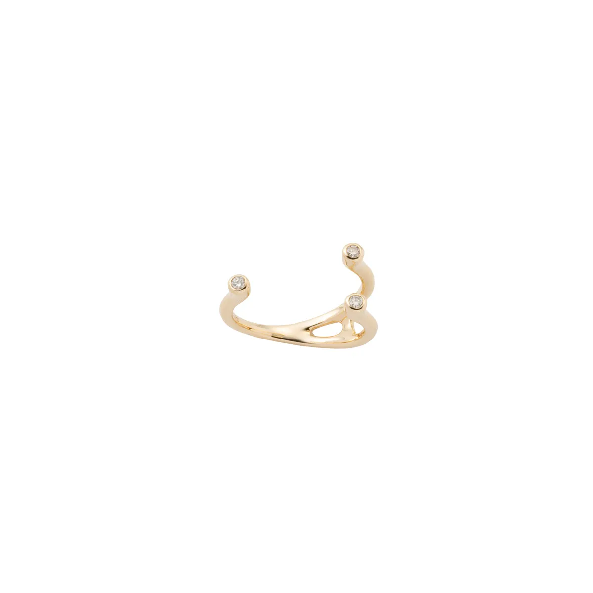 【Made-To-Order】DROSERA Diamond Cuff Ring