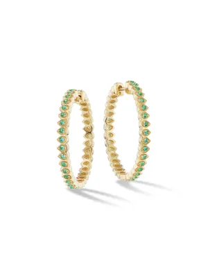 Mandala Petal Hoops