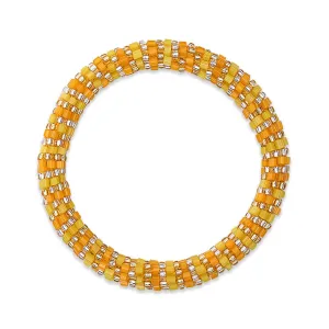 Mango Salad | Himalayan Glass Bead Bracelet