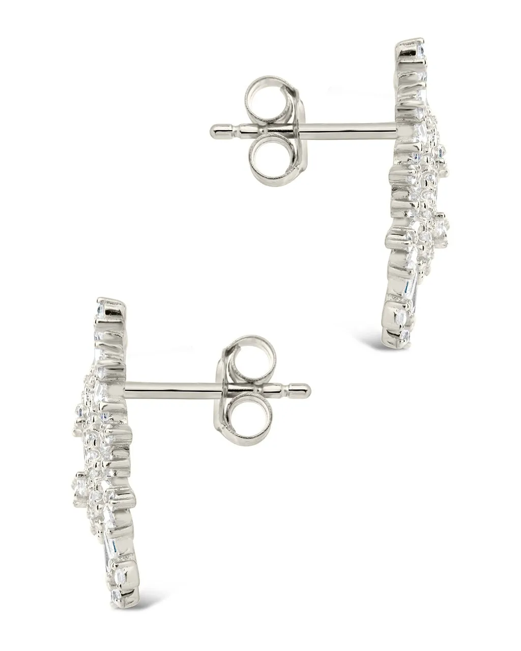 Mari CZ Statement Stud Earrings