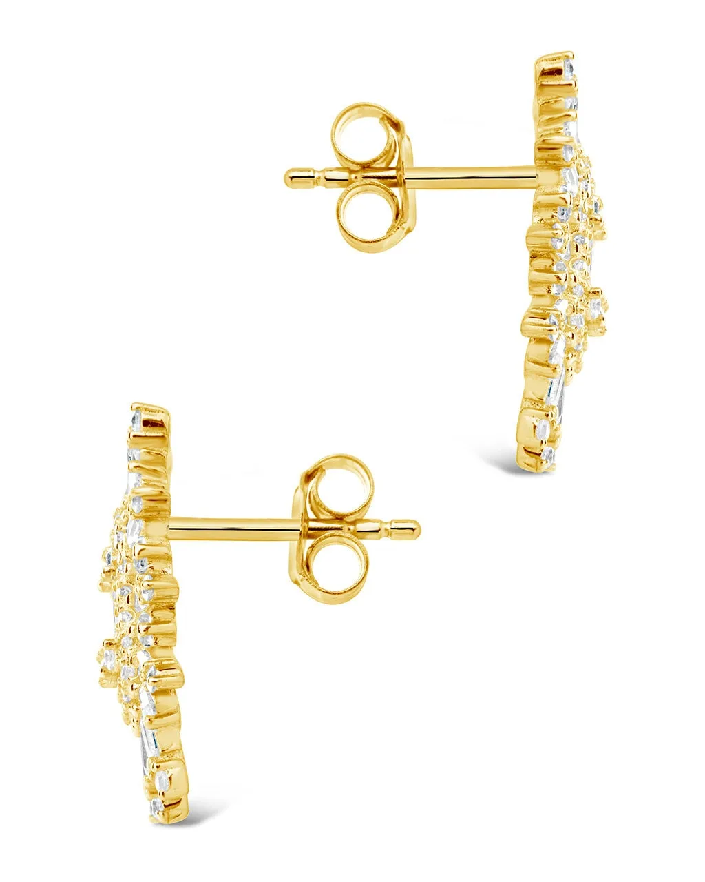 Mari CZ Statement Stud Earrings