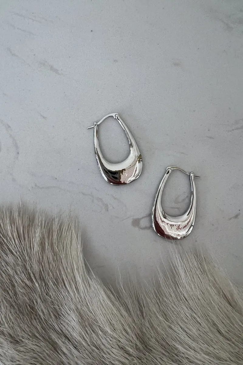Melonie Geometric Hoop Earrings