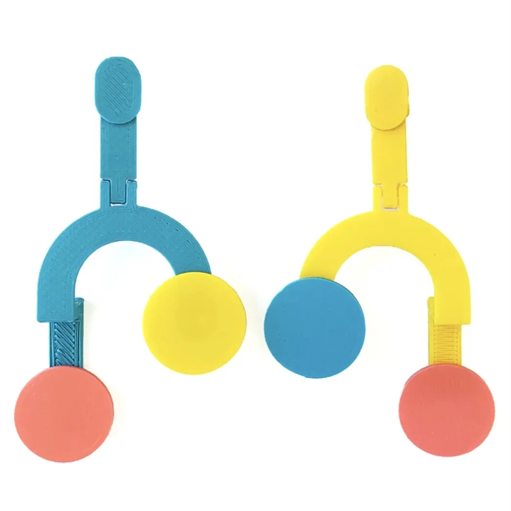 MENEO-  Mini Karo Earrings (more colors available)