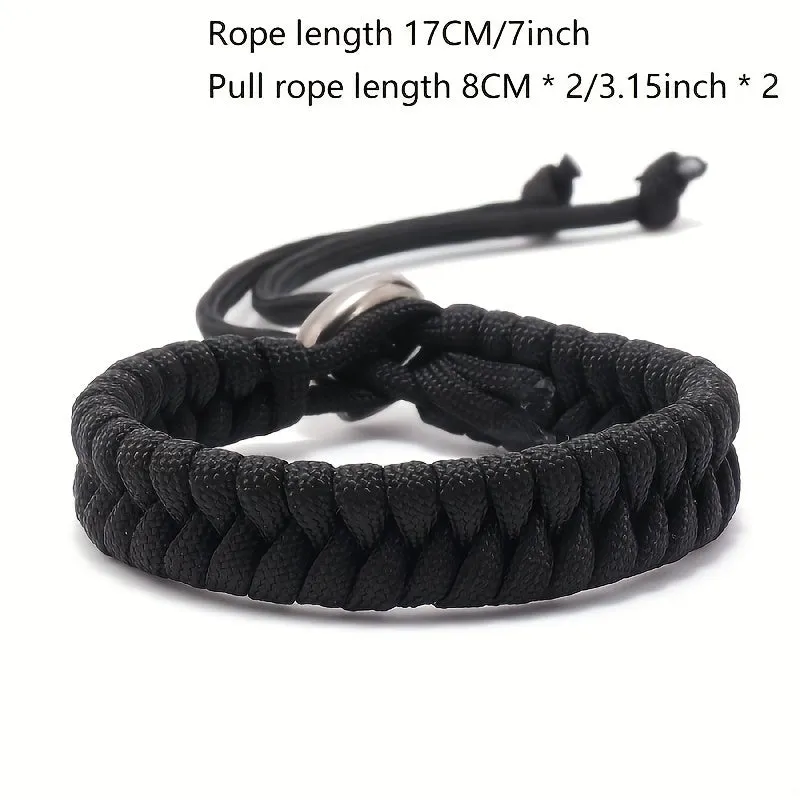 Men's Camo Umbrella Rope Bracelet Adjustable