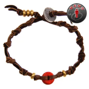 Mens Earthbound Bracelet in Brown