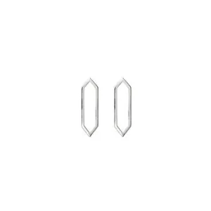 Mini Marquis Earrings | White Gold