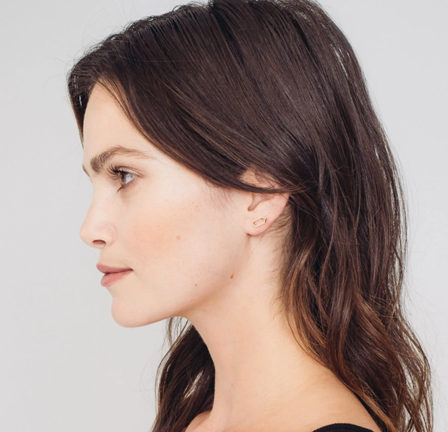 Mini Marquis Earrings | White Gold