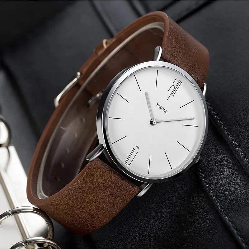 Minimalist Men's Business Quartz Watch
