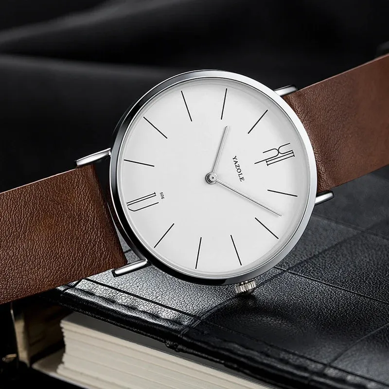 Minimalist Men's Business Quartz Watch