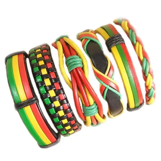 Mix Styles Braided Bracelets Leather Bracelets For Men
