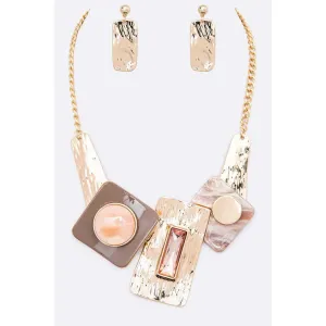 Mixed Media Necklace Set