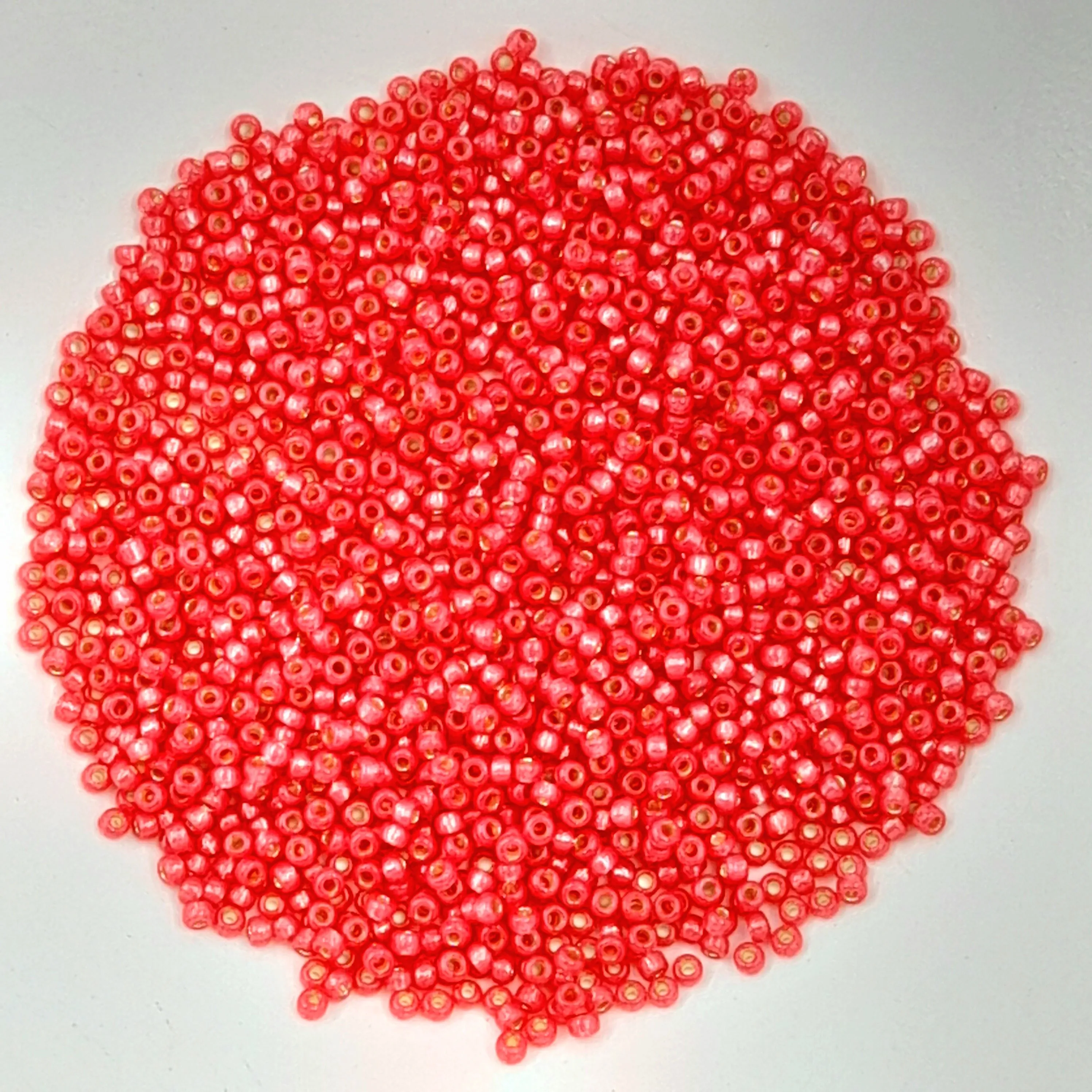 Miyuki Seed Beads Size 11 Duracoat Silver Lined Hot Pink 7.5gm Bag