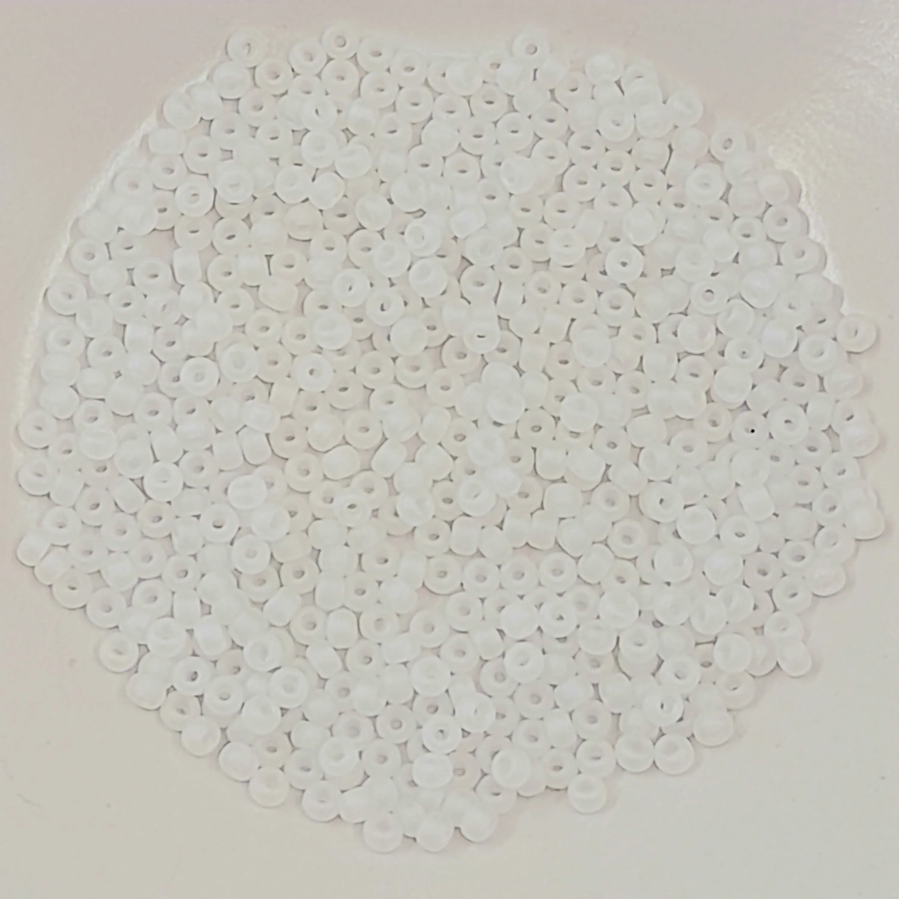 Miyuki Seed Beads Size 8 Matte Crystal AB 7.5gm Bag