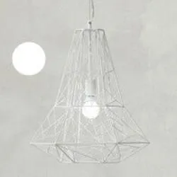 Modern Wrought Iron Bird Cage Pendant Light American Retro Industrial LOFT Bar Lamp Hanging Minimalst Geometric Fixtures110-240V