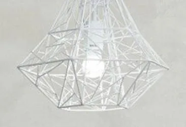 Modern Wrought Iron Bird Cage Pendant Light American Retro Industrial LOFT Bar Lamp Hanging Minimalst Geometric Fixtures110-240V